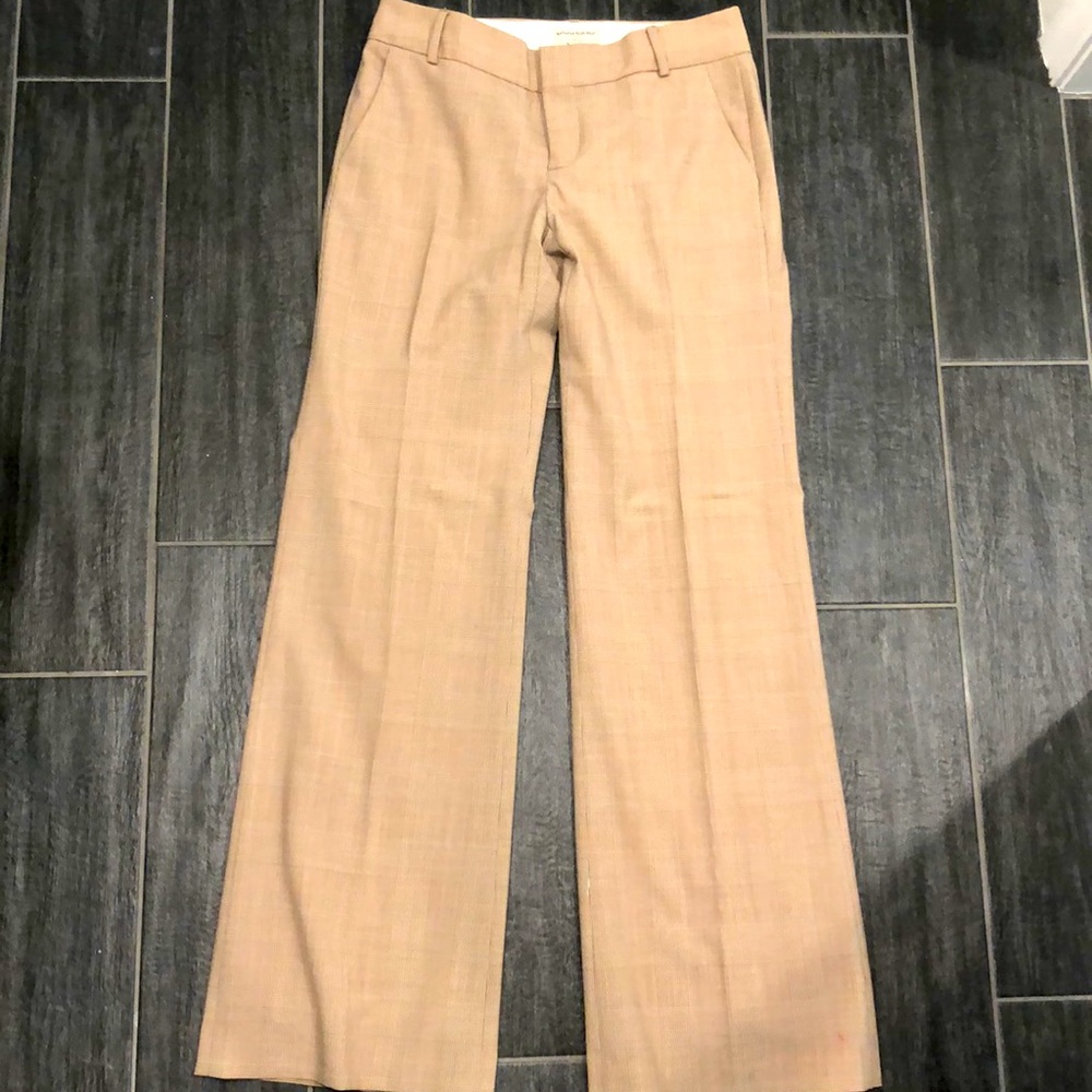 Banana Republic plaid trousers